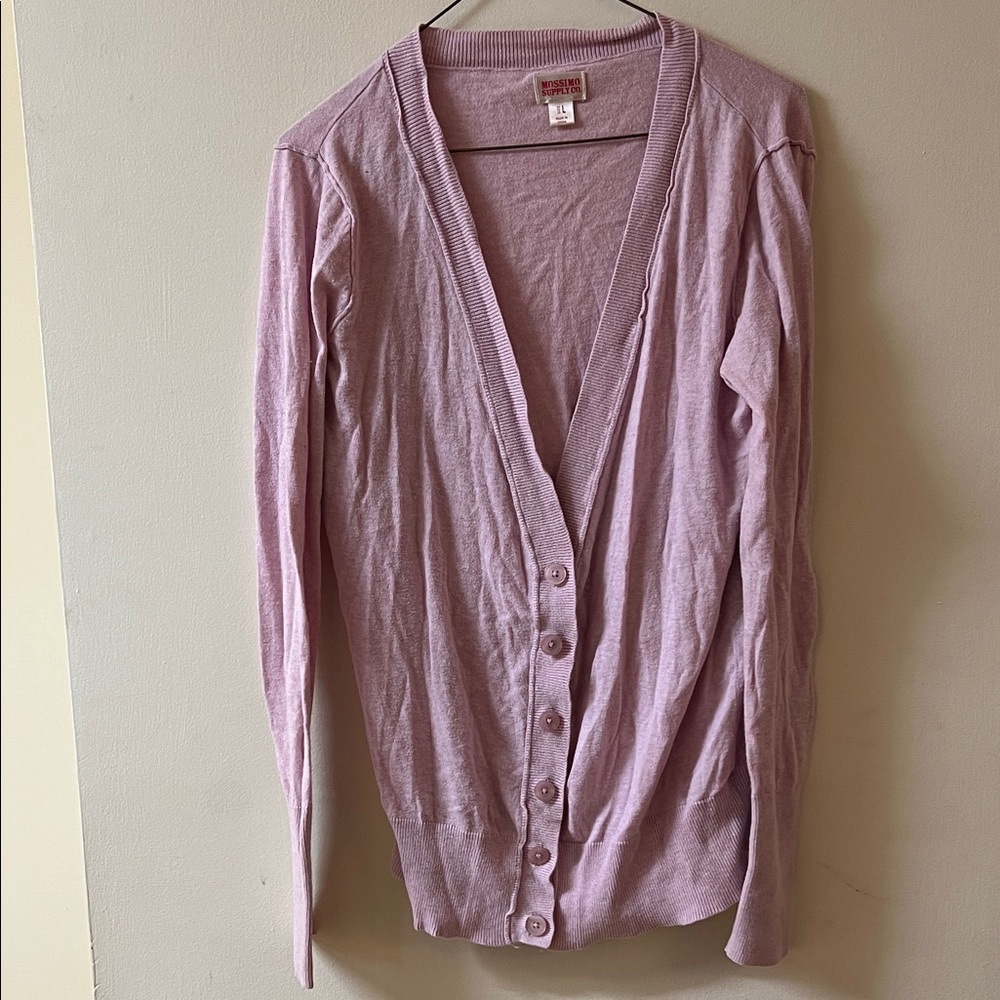 Mossimo Supply Co. Light Pink Cardigan